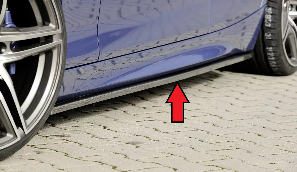Rieger Seitenschwelleransatz für BMW 1er F20  (1K4) | Lim. / 4-tür. 05.2015- (ab Facelift) LCI nur für M-Paket-Schweller