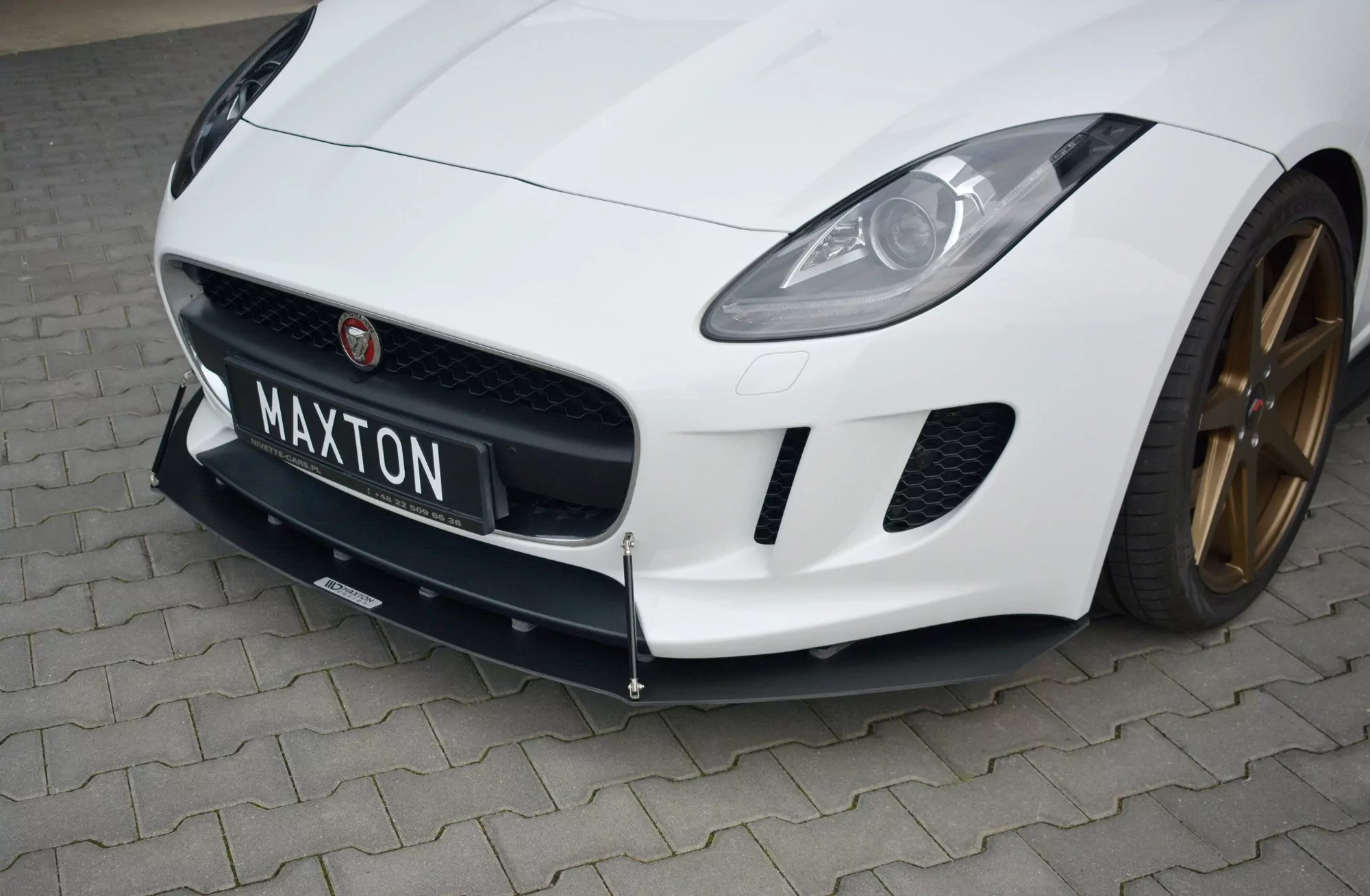 Racing Cup Spoilerlippe Front Ansatz Passend Für JAGUAR F-TYPE