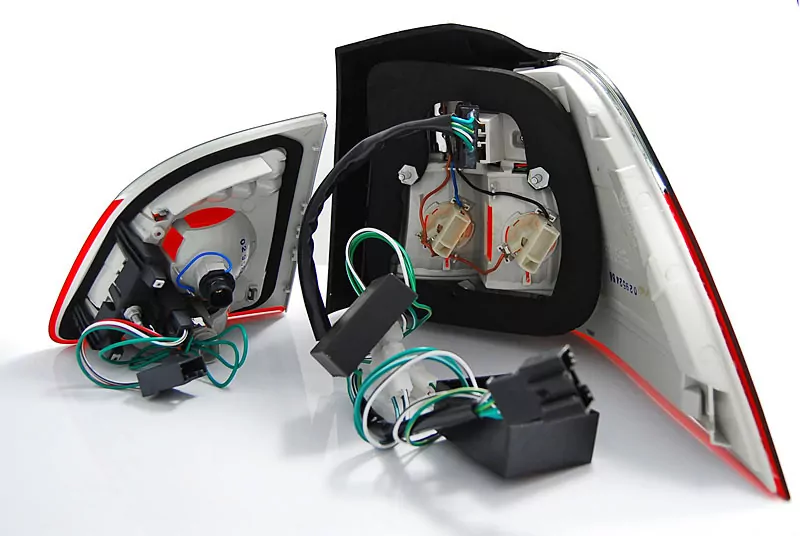 Led Tail Lights Red Smoke Fits Bmw E61 04-03.07 Touring