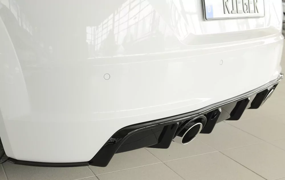 Rieger Heckschürzenansatz seitlich links für Audi TT (8J-FV/8S) | Coupé 07.14-08.18 (bis Facelift) nur für orig. Heckschürze, inkl. TTS