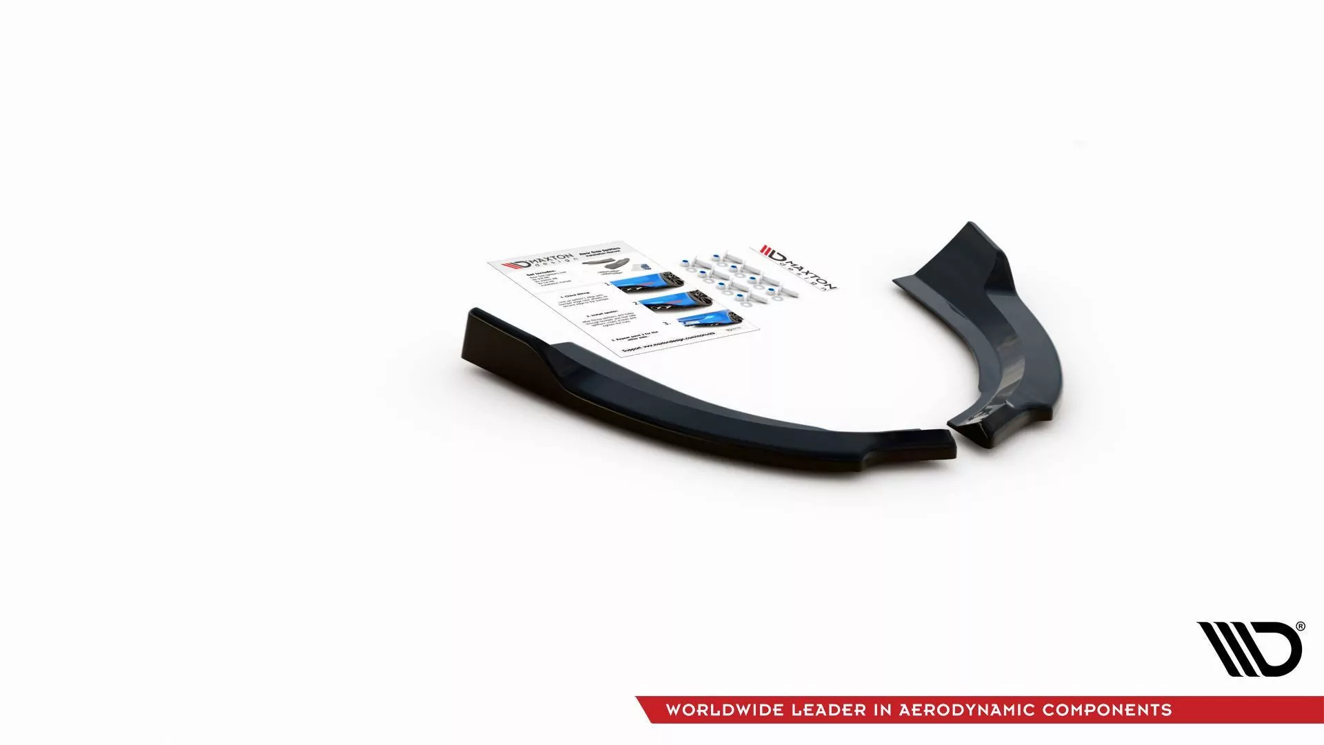 Heck Ansatz Flaps Diffusor Für Ford Escape Mk3 Schwarz Hochglanz