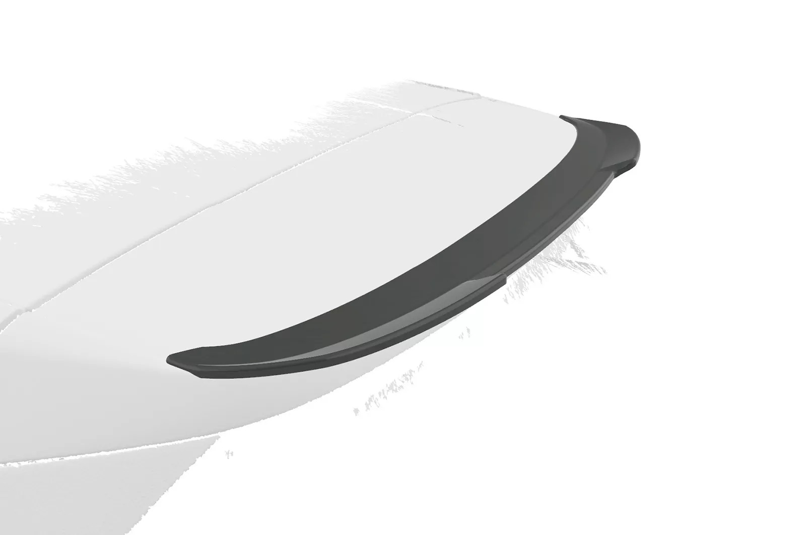 Heckflügel mit ABE für Peugeot 5008 (2. Gen) HF865 Schwarz Strukturiert