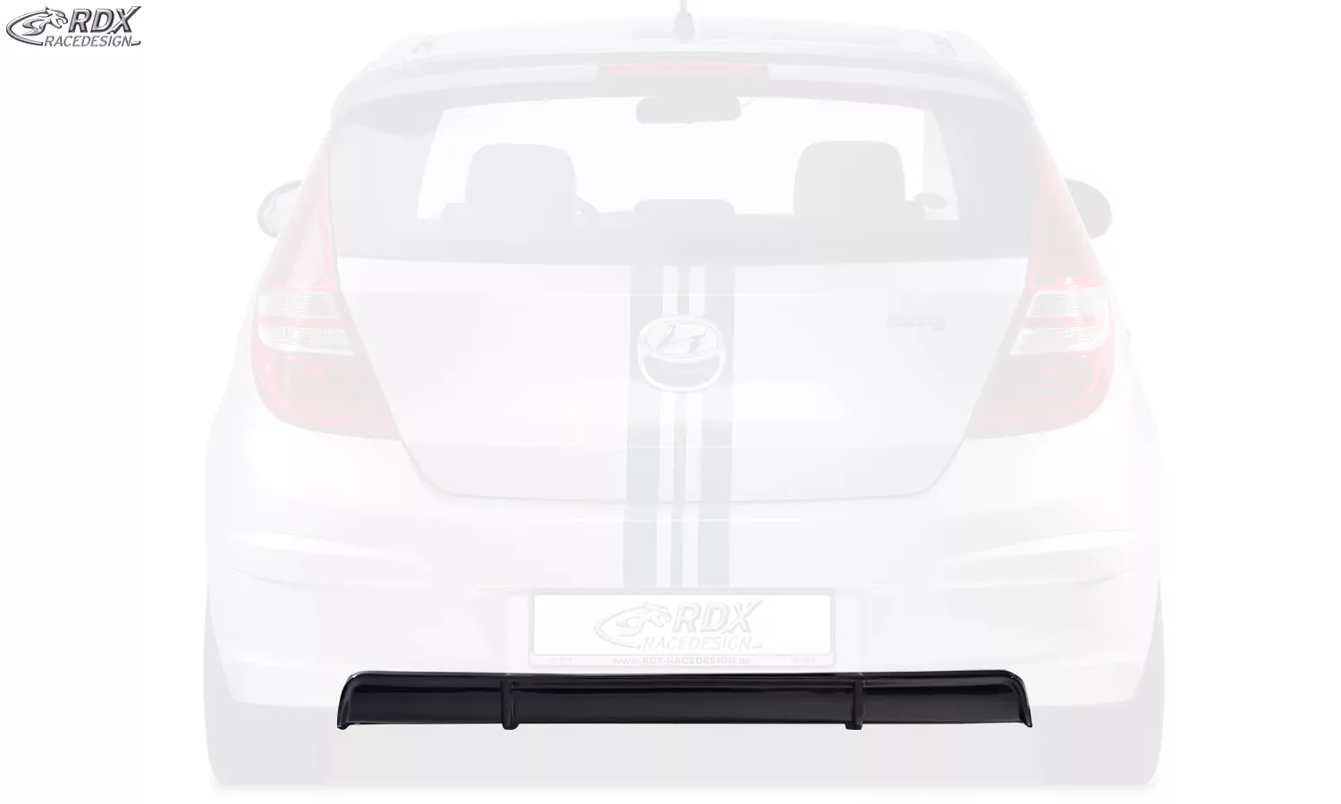 RDX Heckansatz für HYUNDAI i30 FD/FDH 2007-2010 Diffusor Heckblende Heckdiffusor