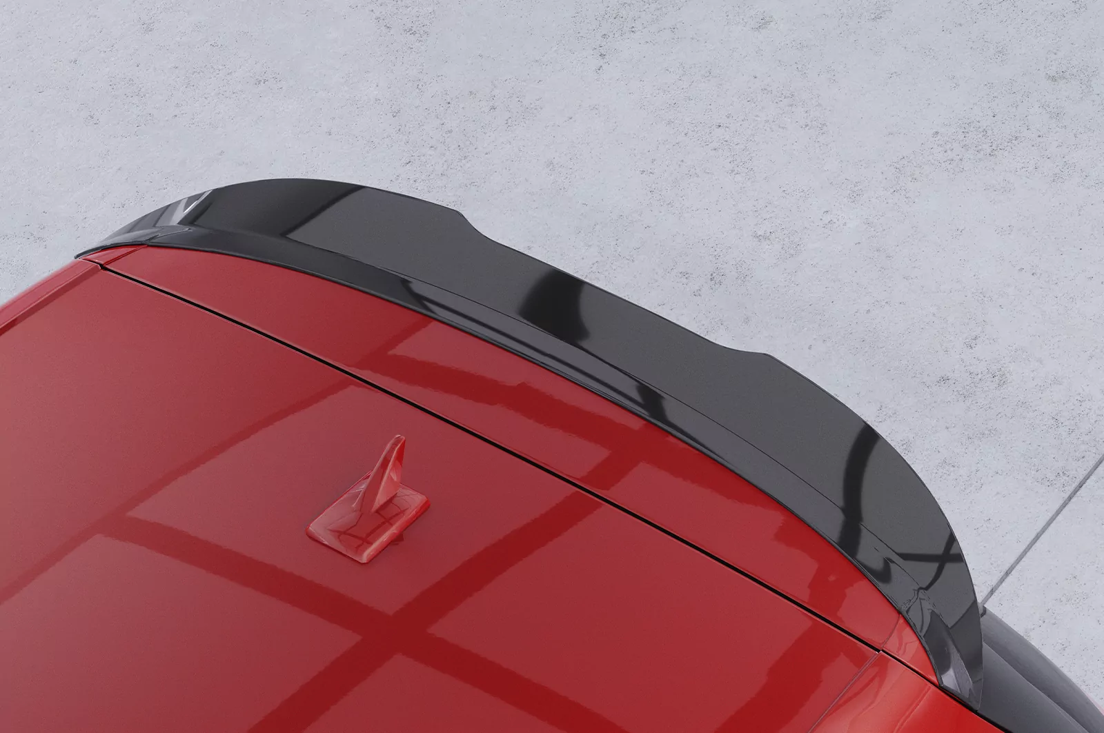 Heckflügel mit ABE für VW Golf 6 Basisversion HF693 Strukturiert (schwarz matt)