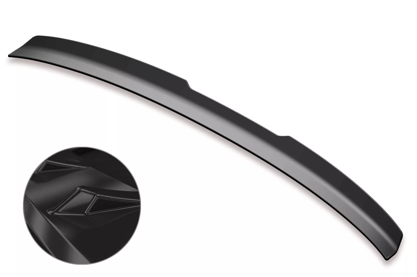 Heckflügel mit ABE für VW Polo V (Typ 6R, 6C) Glossy (schwarz hochglanz)