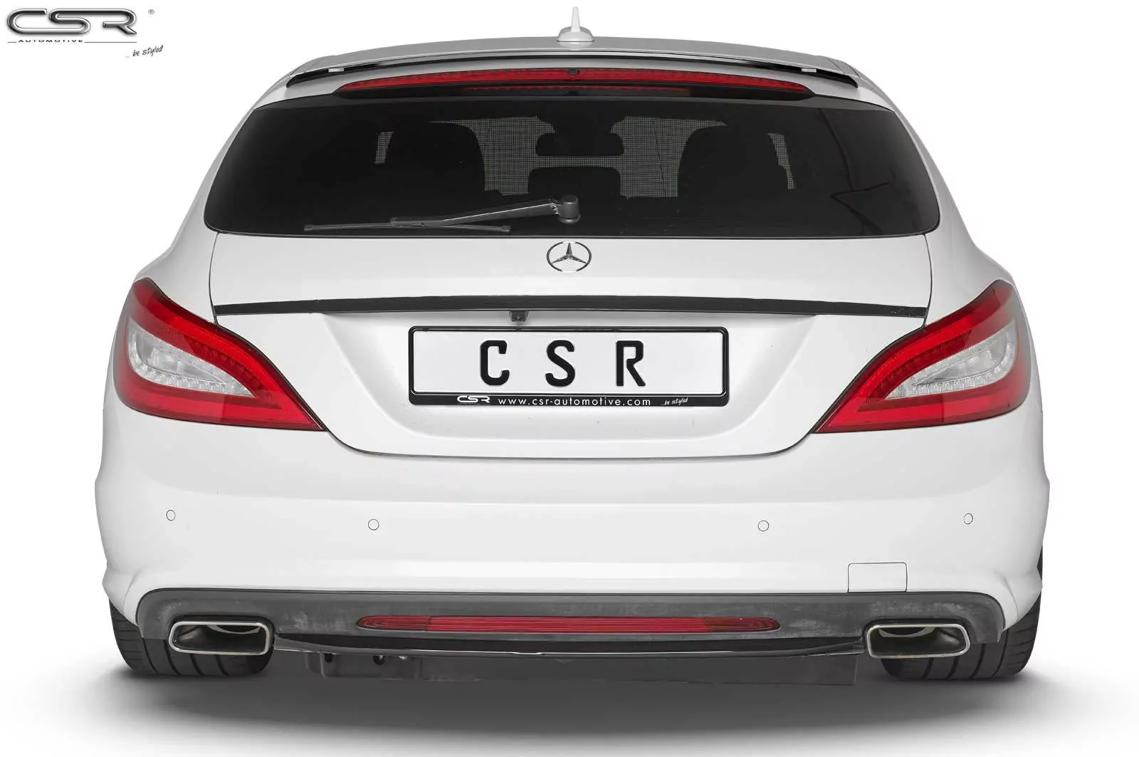 Heckflügel mit ABE für Mercedes Benz CLS X218 AMG-Line HF688-M Carbon Look (matt)