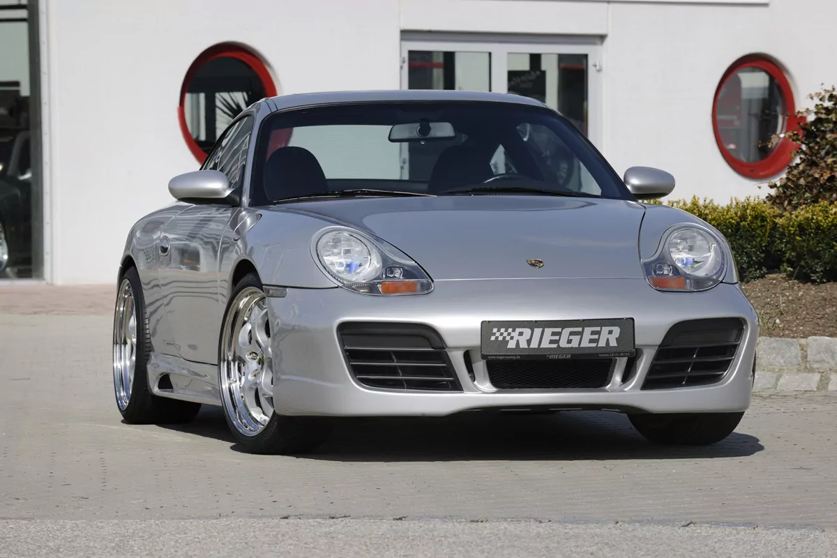 Rieger Spoilerstoßstange für Porsche Boxster (986) -  09.96-10.04 carbon optik