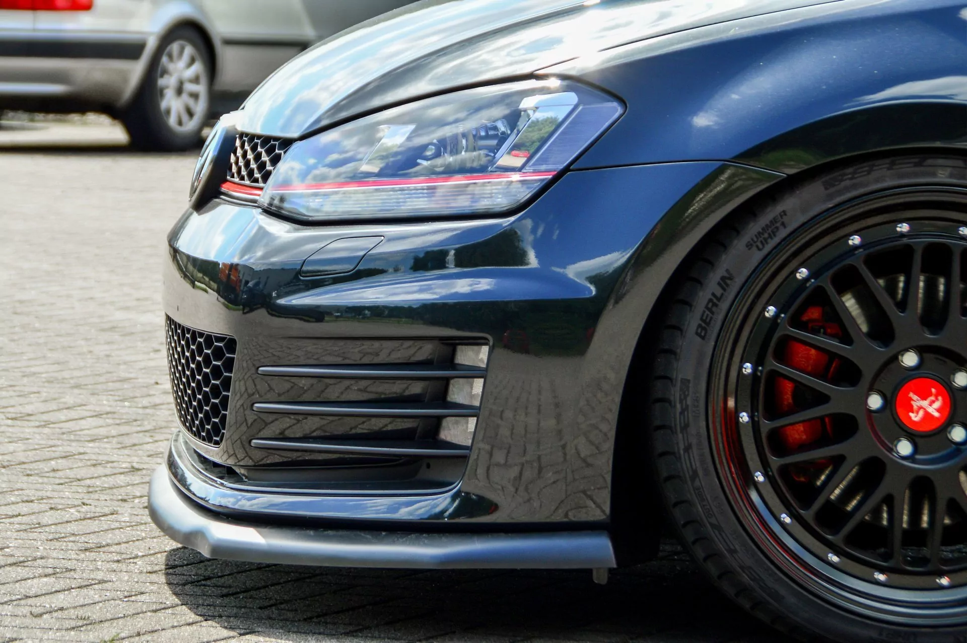 Cup Frontspoilerlippe V2 für VW Golf 7 GTI GTD