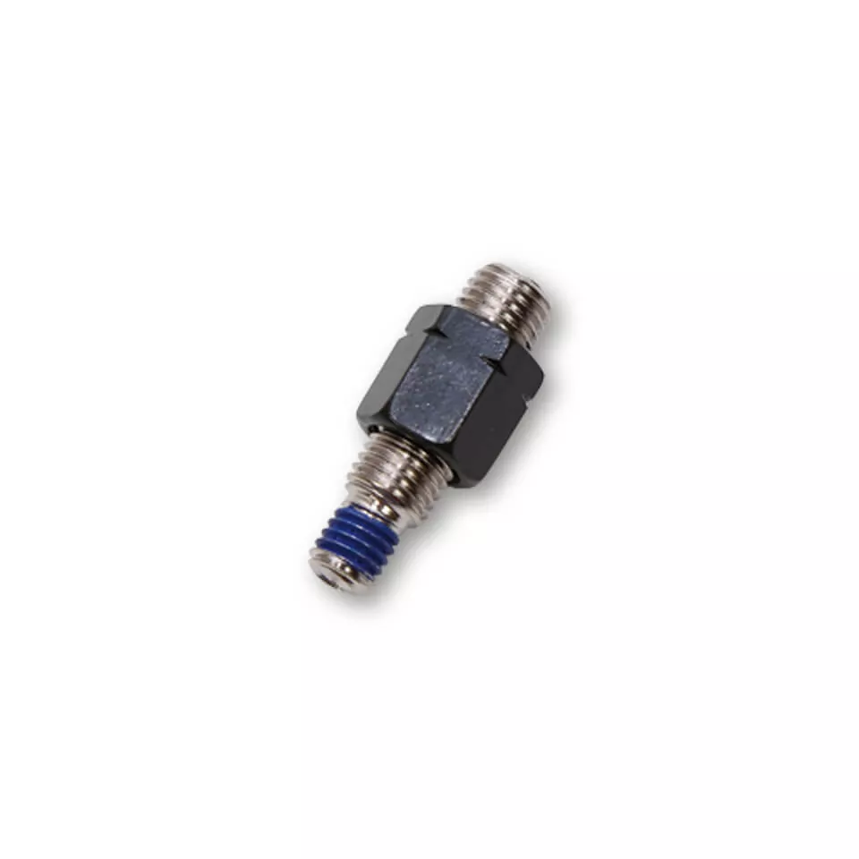 HIGHSIDER pro Mirror Adapter Black M10 x 1.25 Left-Hand Thread To M8