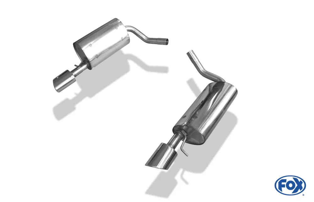 Jaguar S-Type Typ CCX  Endschalldämpfer rechts/links - 115x85 Typ 38 rechts/links