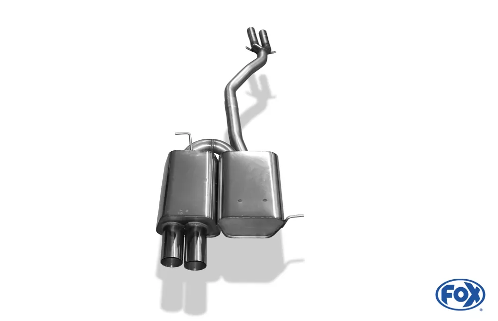 BMW Z4 E85  Endschalldämpfer inkl. Y-Verbindungsrohr 2x50mm - 2x80 Typ 10