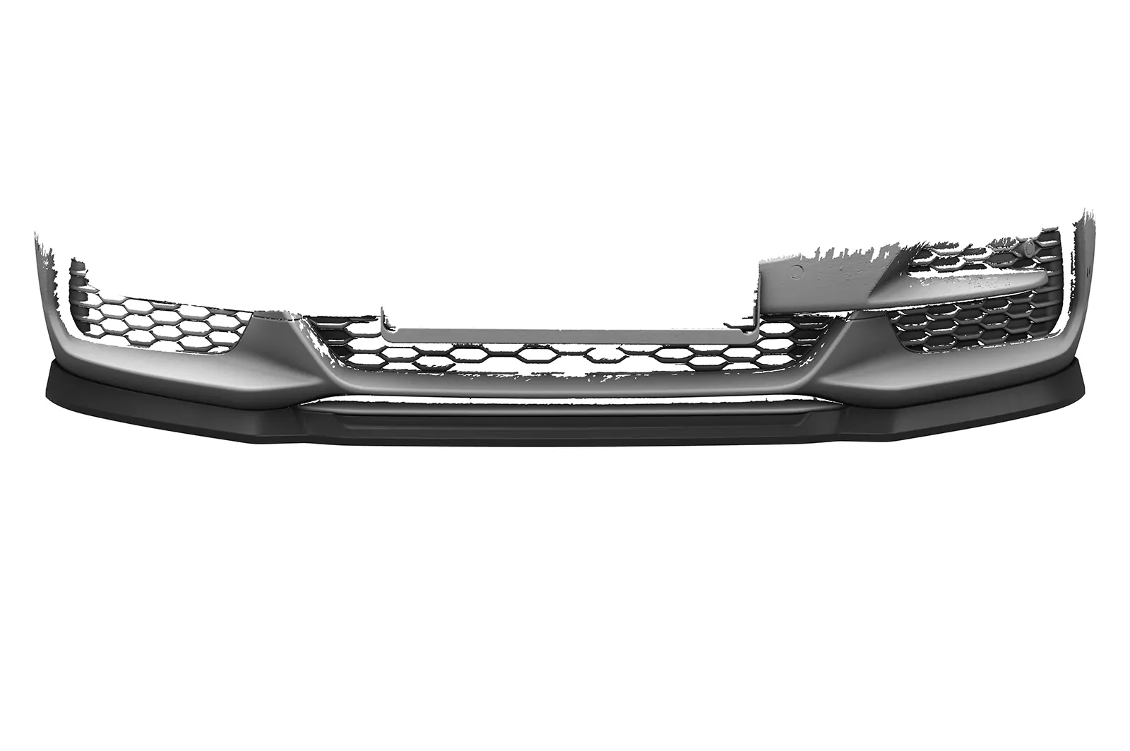 Cup-Spoilerlippe mit ABE für Jaguar XE (X760) CSL845 Schwarz Strukturiert