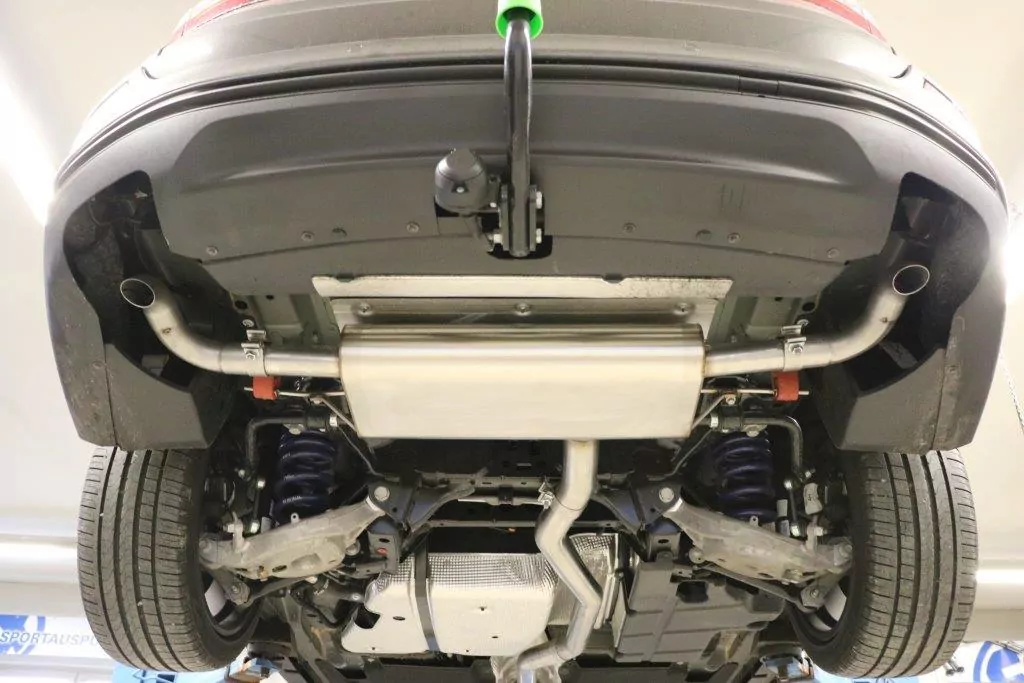 Mondeo V Schrägheck/ Turnier/ Stufenheck  Endschalldämpfer quer Ausgang rechts/links - Ausgang der Endrohre hinter der originalen Stoßstange