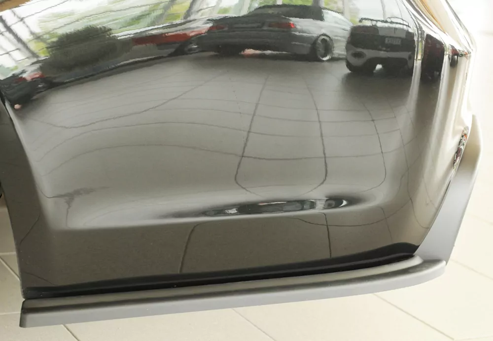 Rieger Heckschürzenansatz seitlich links matt schwarz für BMW 3er E91 Touring 09.08- (ab Facelift) LCI
