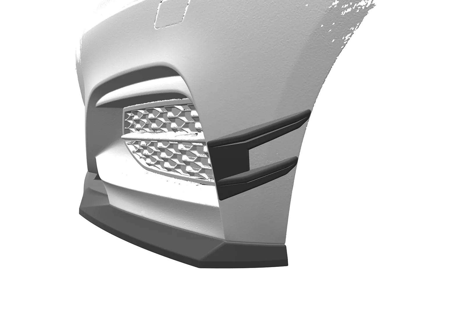 Performance Flaps für BMW 2er F22 / F23 (M-Paket, M2) FP027 Schwarz Strukturiert