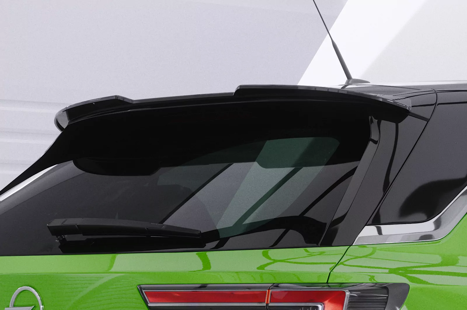 Heckflügel mit ABE für Opel Mokka B HF917 Schwarz Strukturiert