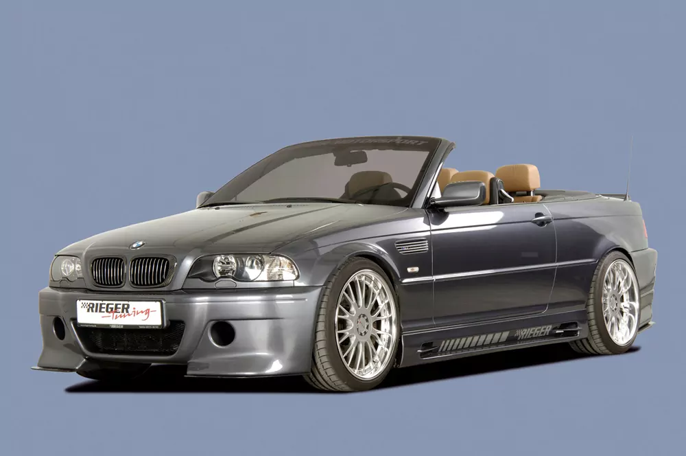 Rieger Seitenschweller (185mm) für BMW 3er E46 | Lim. 02.02- (ab Facelift) -> nicht für Touring