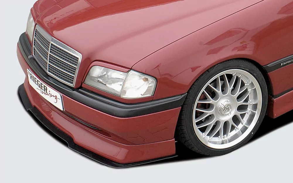 Rieger Spoilerlippe für Mercedes C-Klasse (W202) - Lim.  (Montagehinweis: wird auf orig. Lippe geklebt) carbon optik