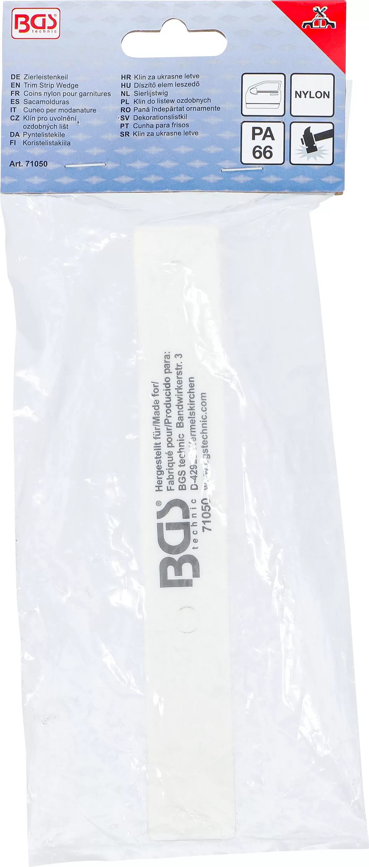 Zierleistenkeil | Nylon | 185 x 25 mm