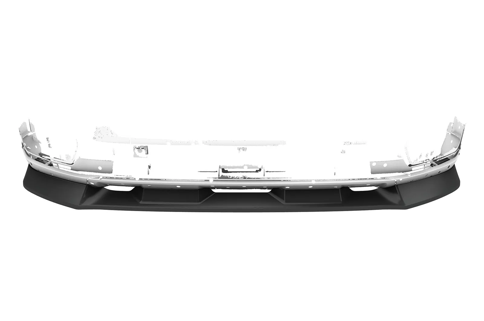 Cup-Spoilerlippe für Audi Q2 S-Line CSL457-M Carbon Look (matt)