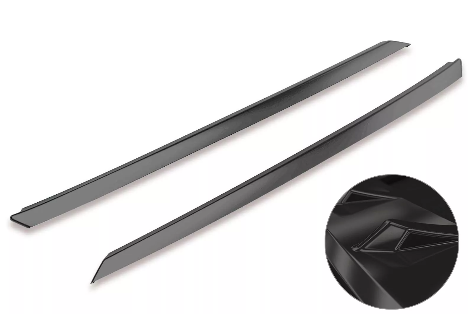 Scheinwerferblenden für Audi TT FV/8S SB285-G Schwarz Hochglanz