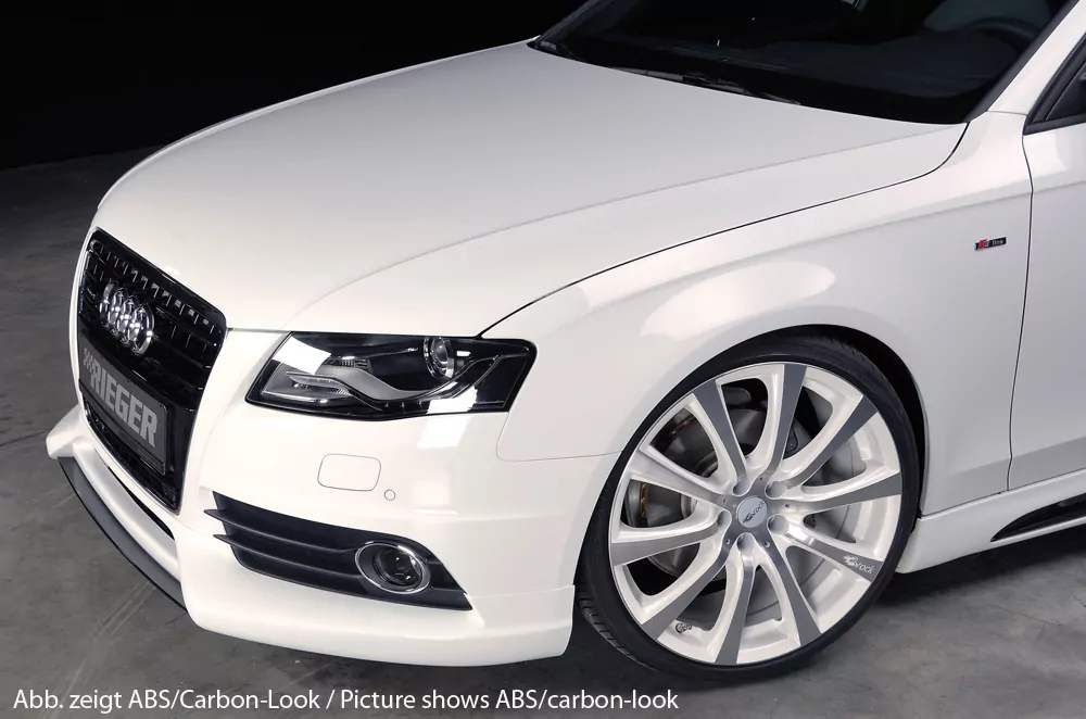 Rieger Spoilerschwert für Audi A4 S4 (B8/B81) | Avant 11.08-12.11 (bis Facelift) für Spoilerlippe 55520