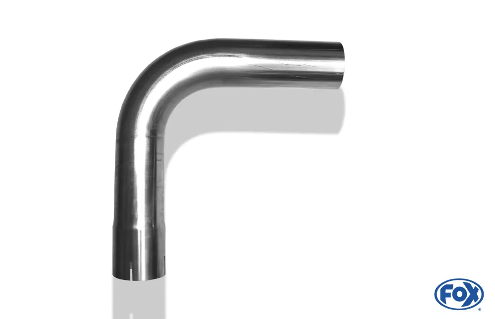 Uni-Rohrbogen 90° geweitet - d1Ø 80mm  Schenkellänge L1: ca. 220mm - Radius: 120mm