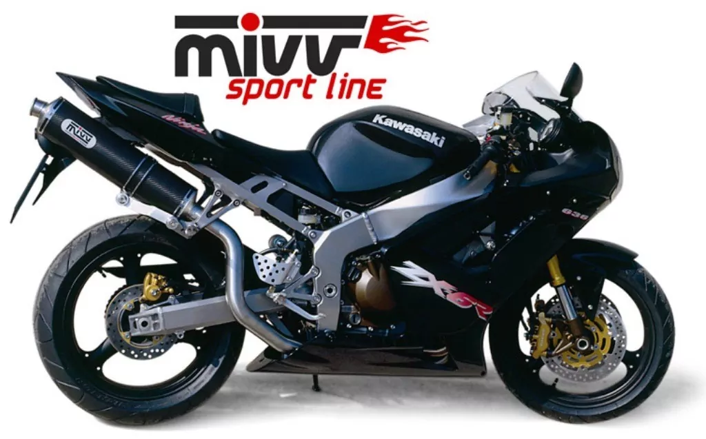 MIVV Oval Carbon Hochgelegt Kawasaki ZX-6 RR ´03/04 - ZX-6R 636 ´03/04