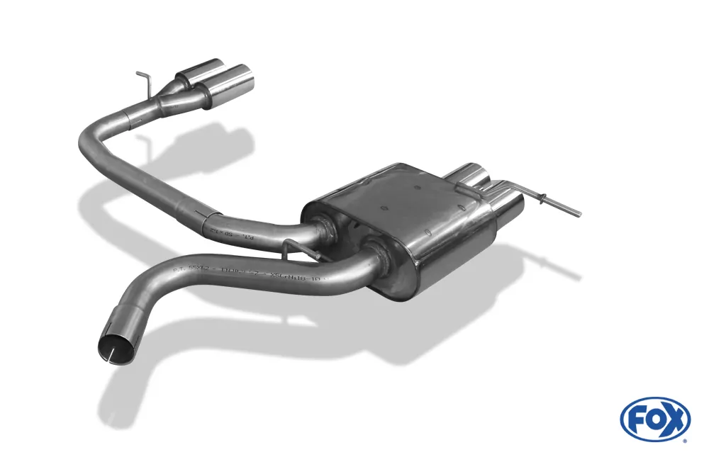 BMW E87 118d 120d  Endschalldämpfer Ausgang rechts/links  - 2x76 Typ 10 rechts/links