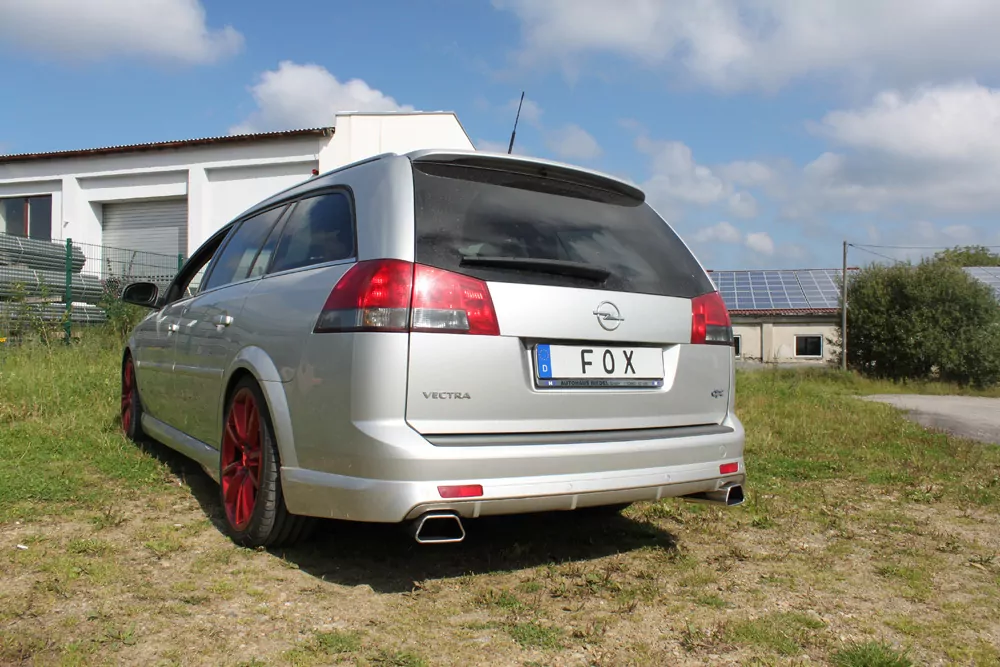 Opel Vectra C OPC Caravan  Endschalldämpfer rechts/links - 142x78 Typ 61 rechts/links