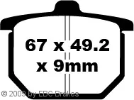 Ebc-fa31 (fa29 / 30 / 31 Sind Identisch) (=11,10,9mm)