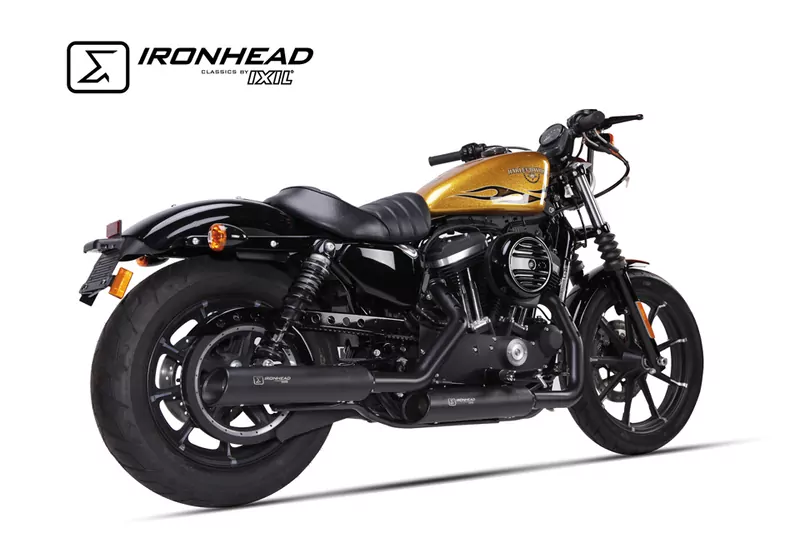 IRONHEAD Komplettanlage HARLEY-DAVIDSON Sportster XL 883/1200, 14-16 E-geprüft
