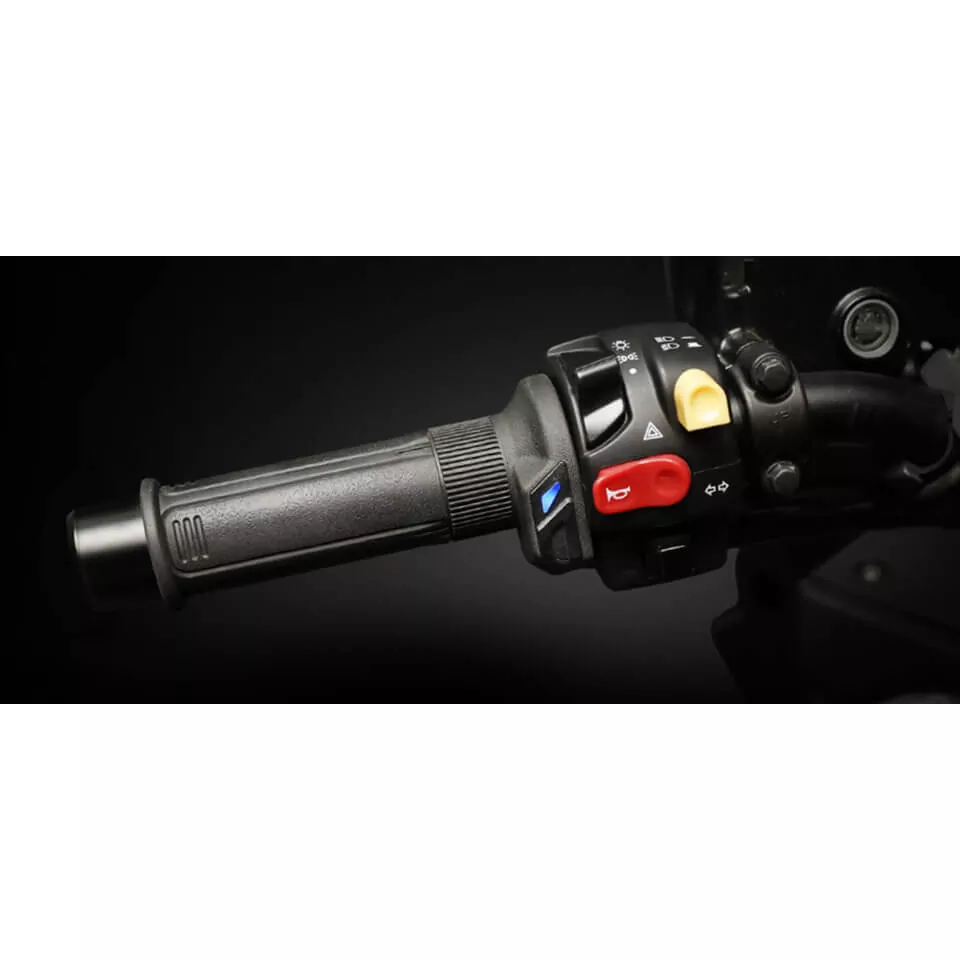 KOSO HG 13 Heizgriffe 7/8 Zoll + 1 Zoll L=120mm  - schwarz