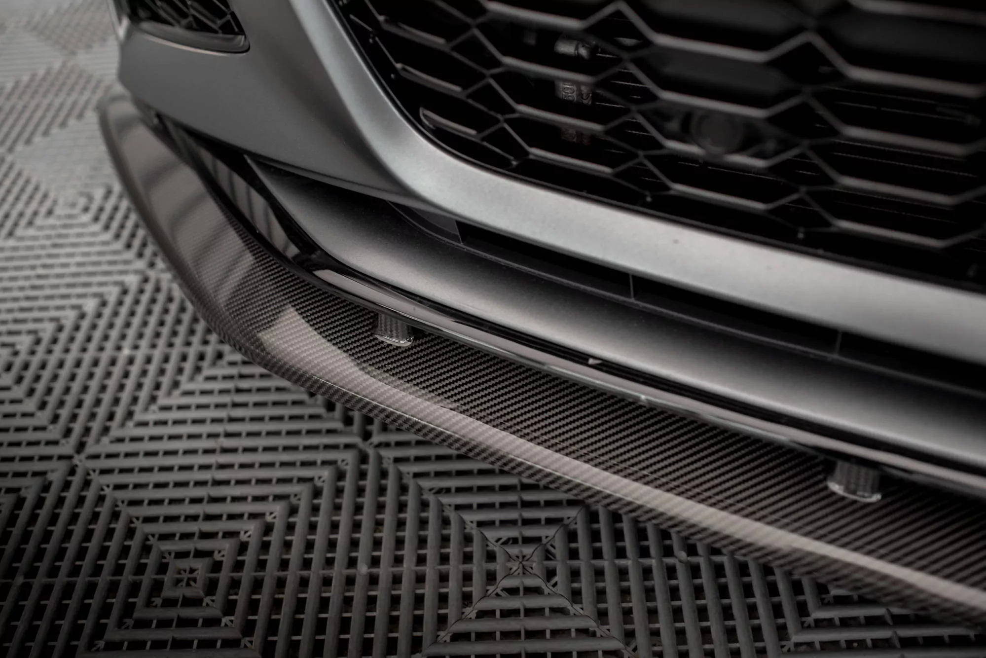 Prepreg Carbon Fiber Front Ansatz Für Audi RS6 C8 / RS7 C8