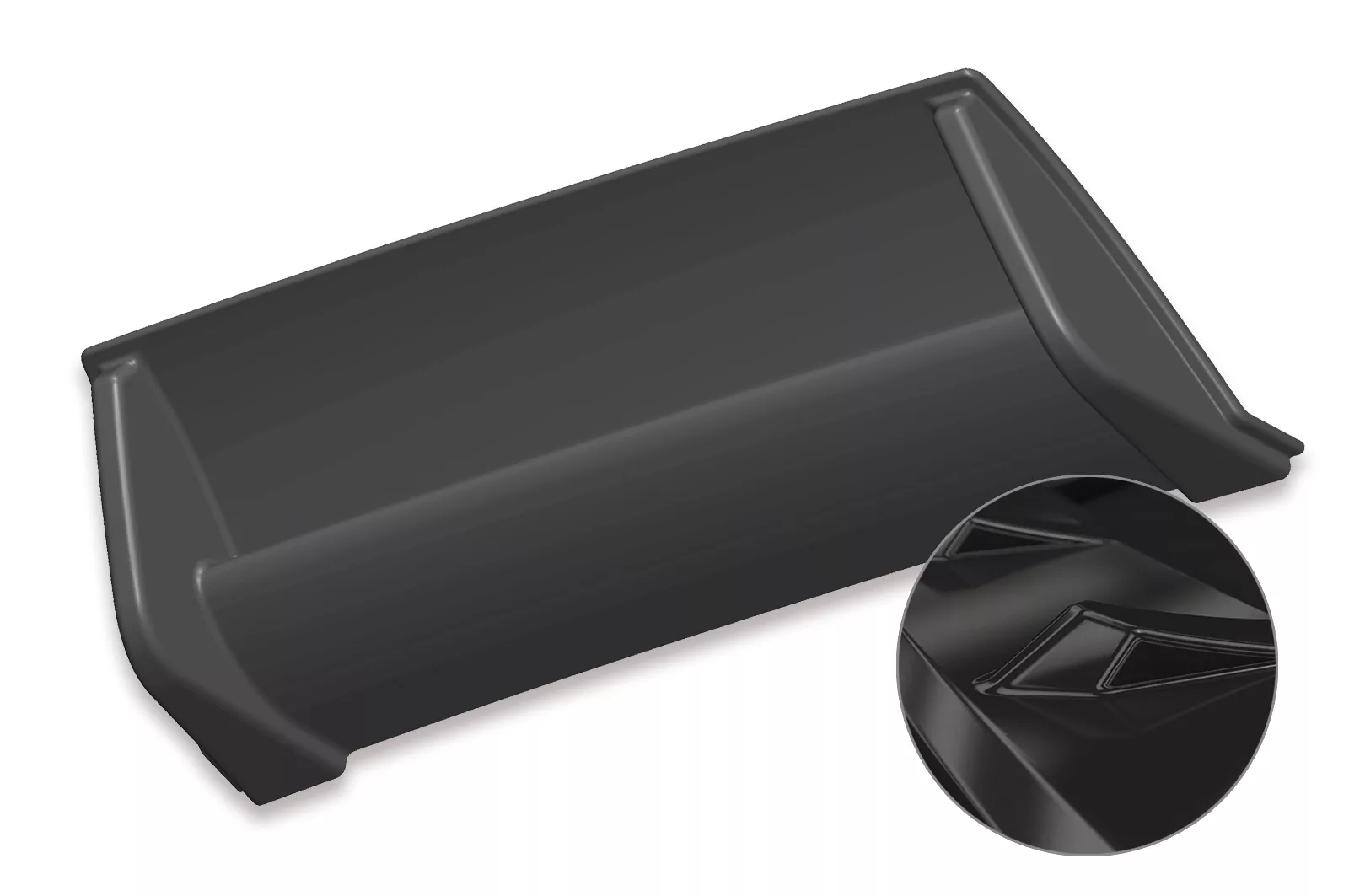 Heckansatz für VW Golf 7 GTI / GTD / GTE / e-Golf Glossy (schwarz hochglanz)