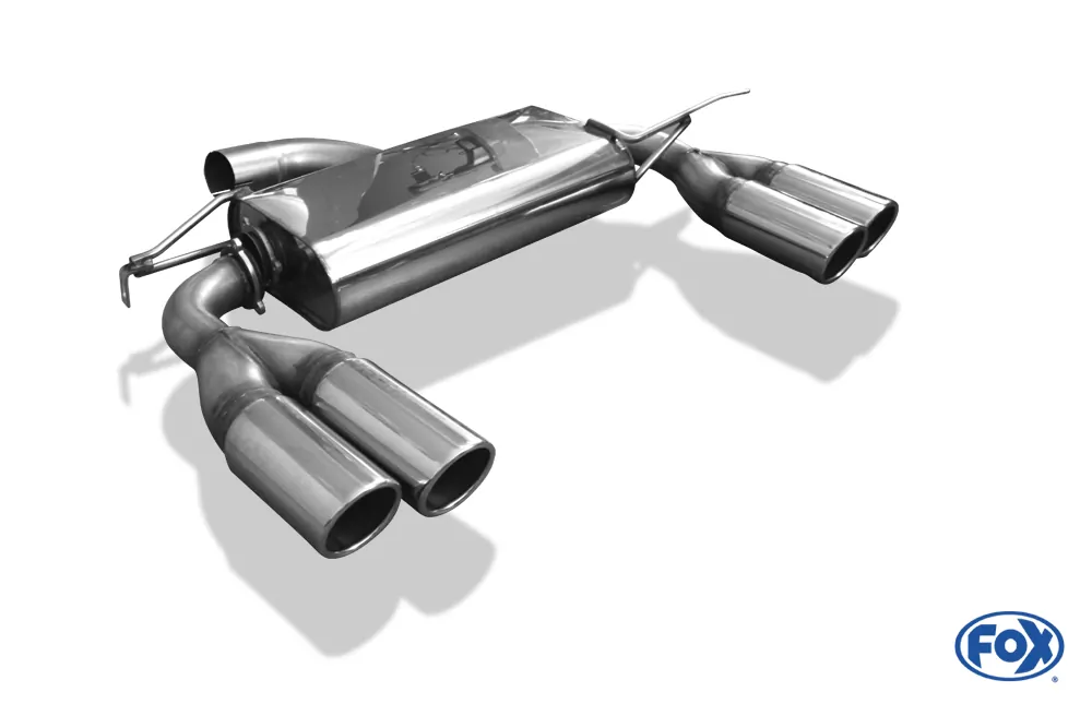 VW Beetle 1,4l - 16 (5C) Coupe & Cabrio - Starre Hinterachse  Endschalldämpfer rechts/links - 2x90 Typ 16 rechts/links