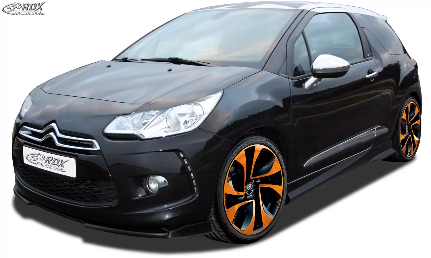 RDX Frontspoiler VARIO-X für CITROEN DS3 (2010-2016) Frontlippe Front Ansatz Vorne Spoilerlippe