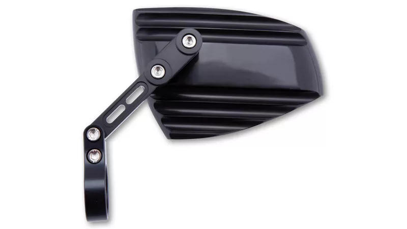 HIGHSIDER pro Bar End Mirror Wave Black/Black (Pair)