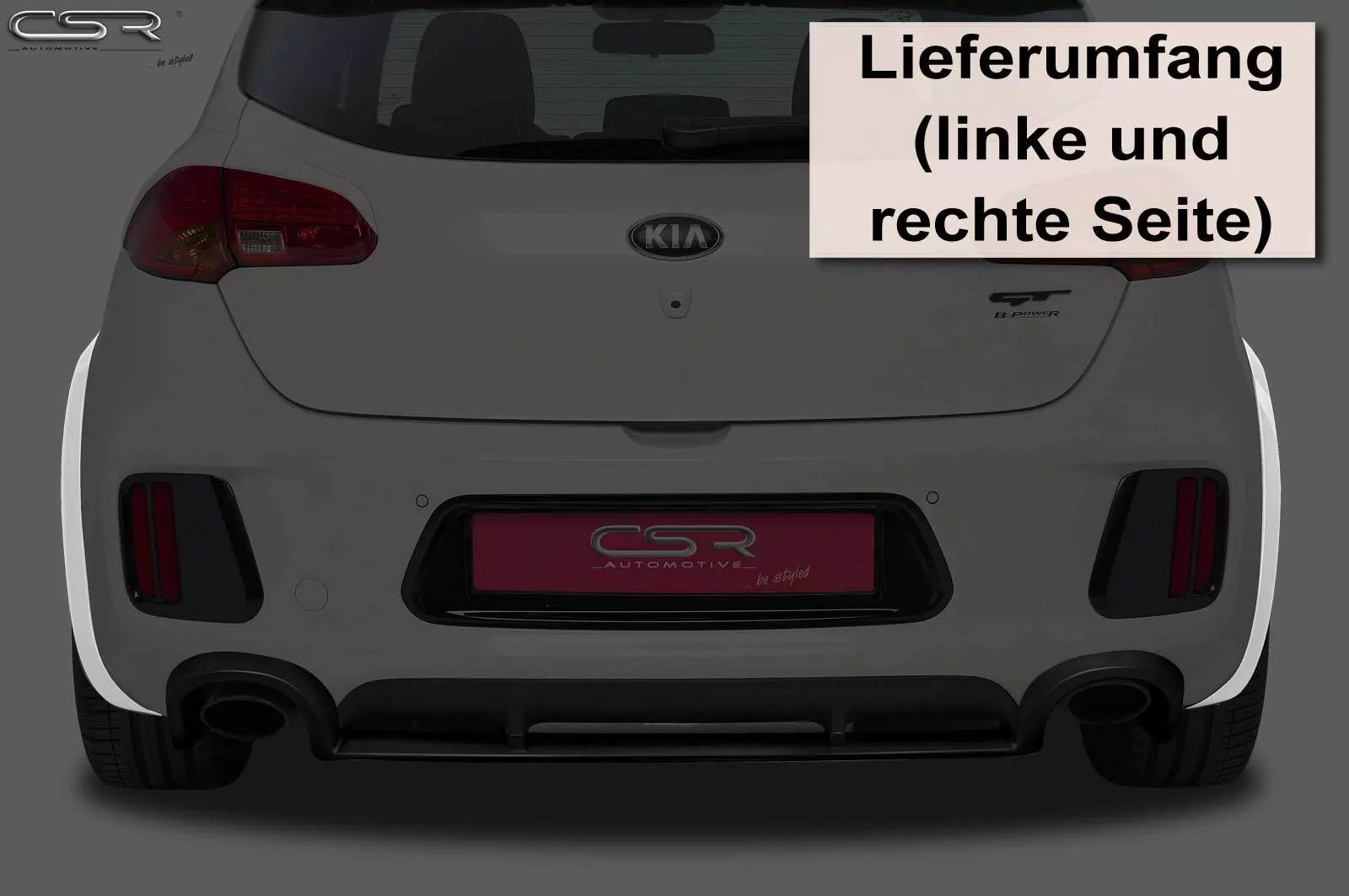 Kotflügelverbreiterung hinten für KIA cee´d / pro_cee´d (JD) VB013