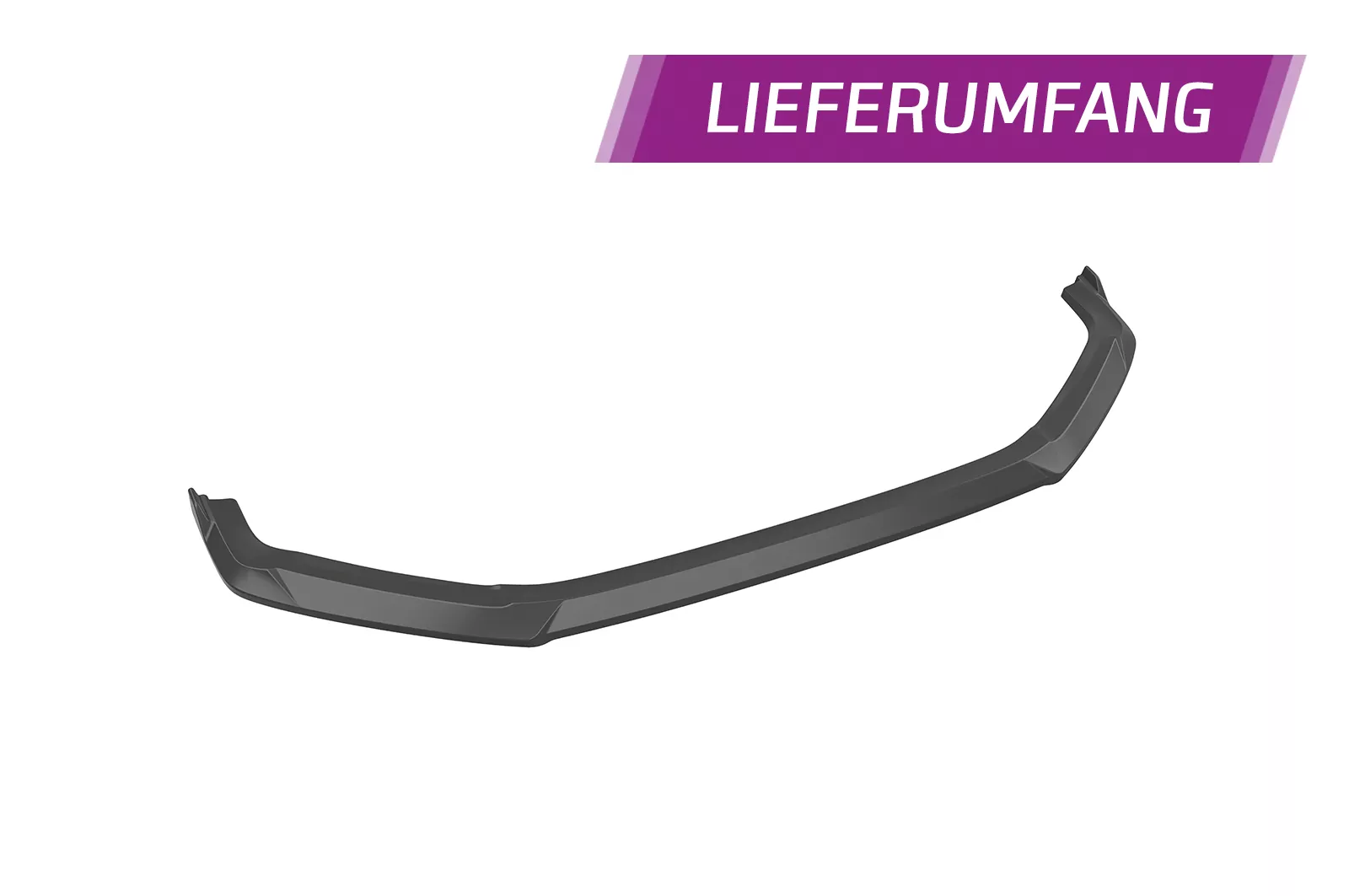 Cup-Spoilerlippe mit ABE für Hyundai I20 (BC3) N / N-Line CSL756 Schwarz Strukturiert