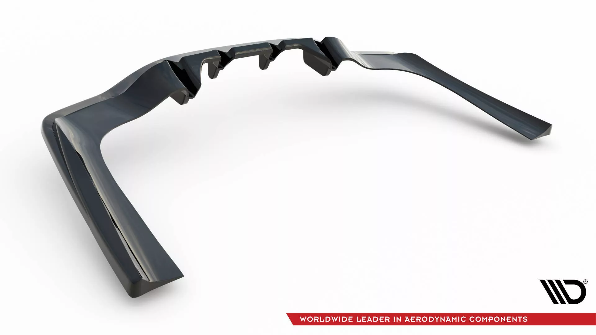 Hinten Splitter (mit Einem Vertikalem Balken) Mercedes-AMG CLA 35  / 45  Coupe / Shooting Brake C118 Facelift / X118 Facelift Schwarz Hochglanz