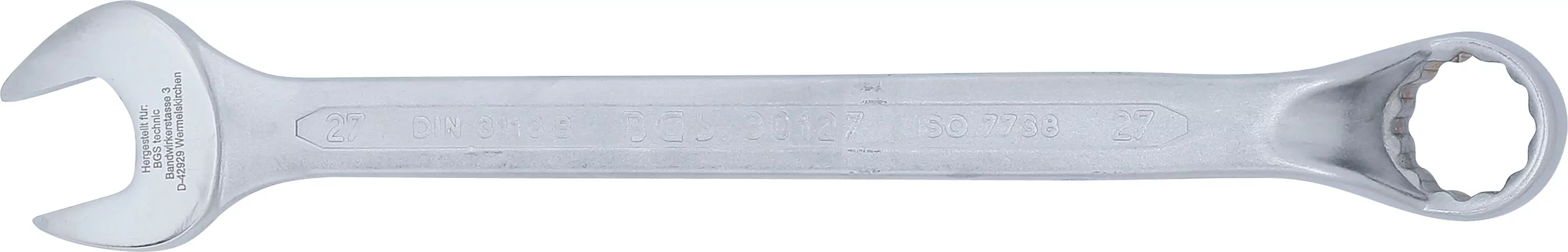 Maul-Ringschlüssel, gekröpft | SW 27 mm
