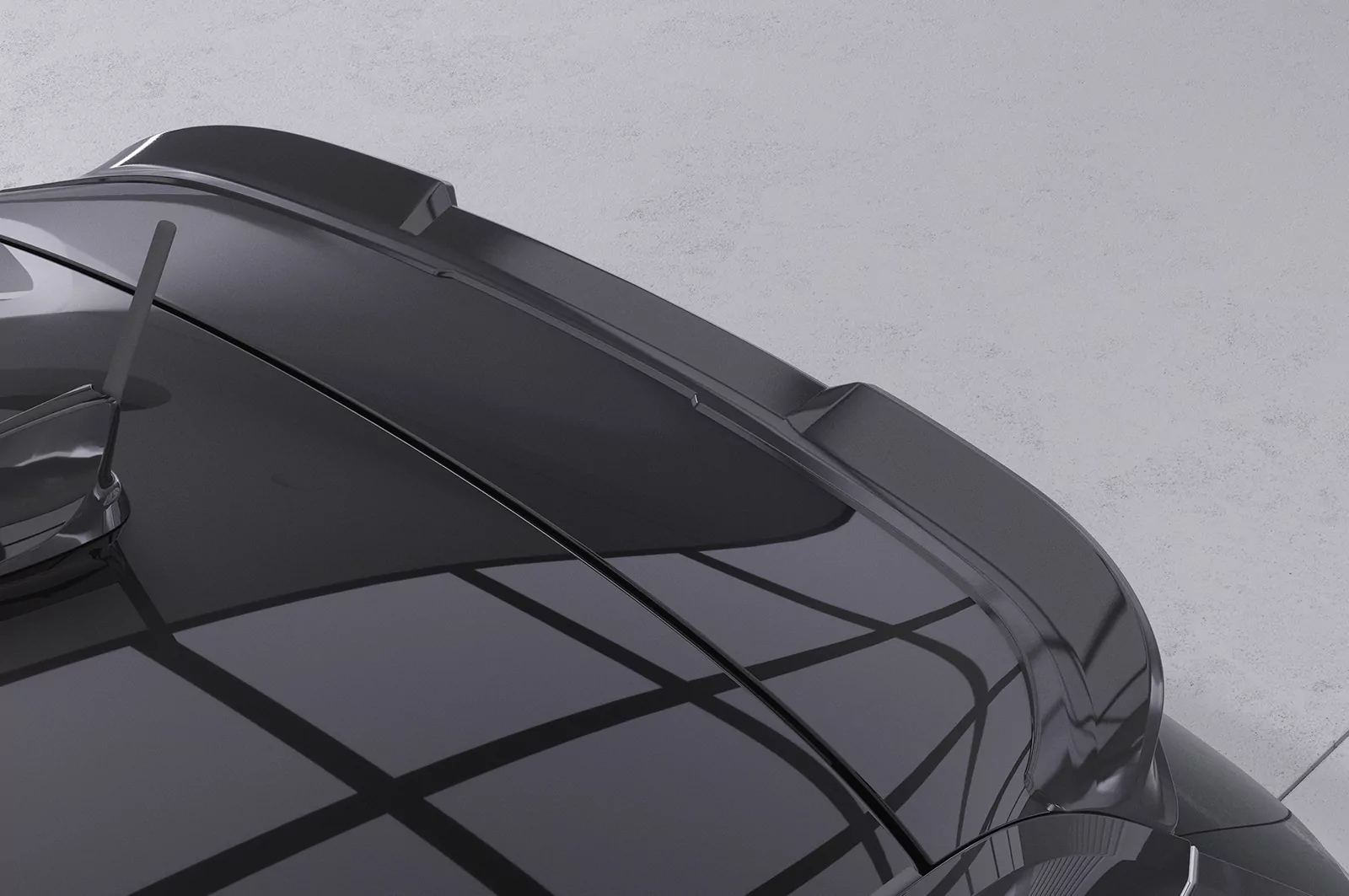 Heckflügel mit ABE für BMW i3 HF945 Schwarz Strukturiert