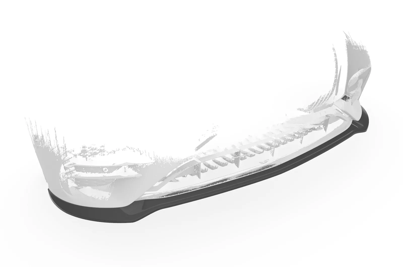 Cup-Spoilerlippe mit ABE für Mercedes Benz E-Klasse (A238/C238) AMG-Line CSL715 Schwarz Strukturiert