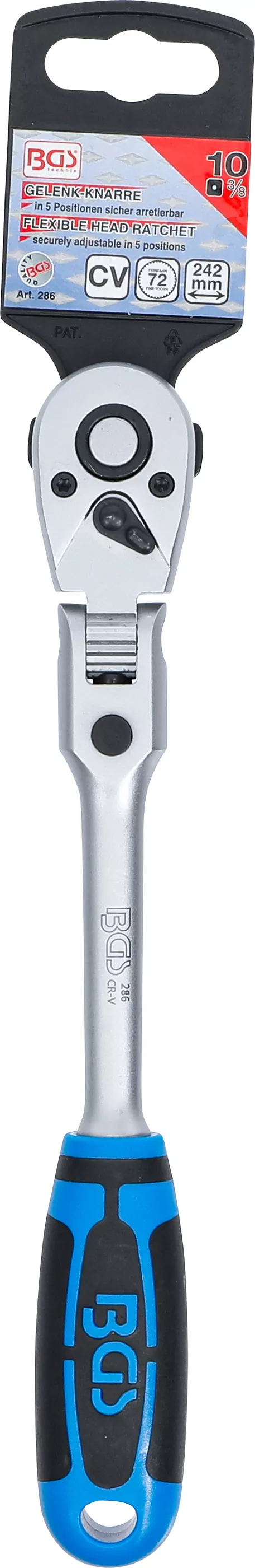 Gelenkknarre | arretierbar | Abtrieb Außenvierkant 10 mm (3/8")