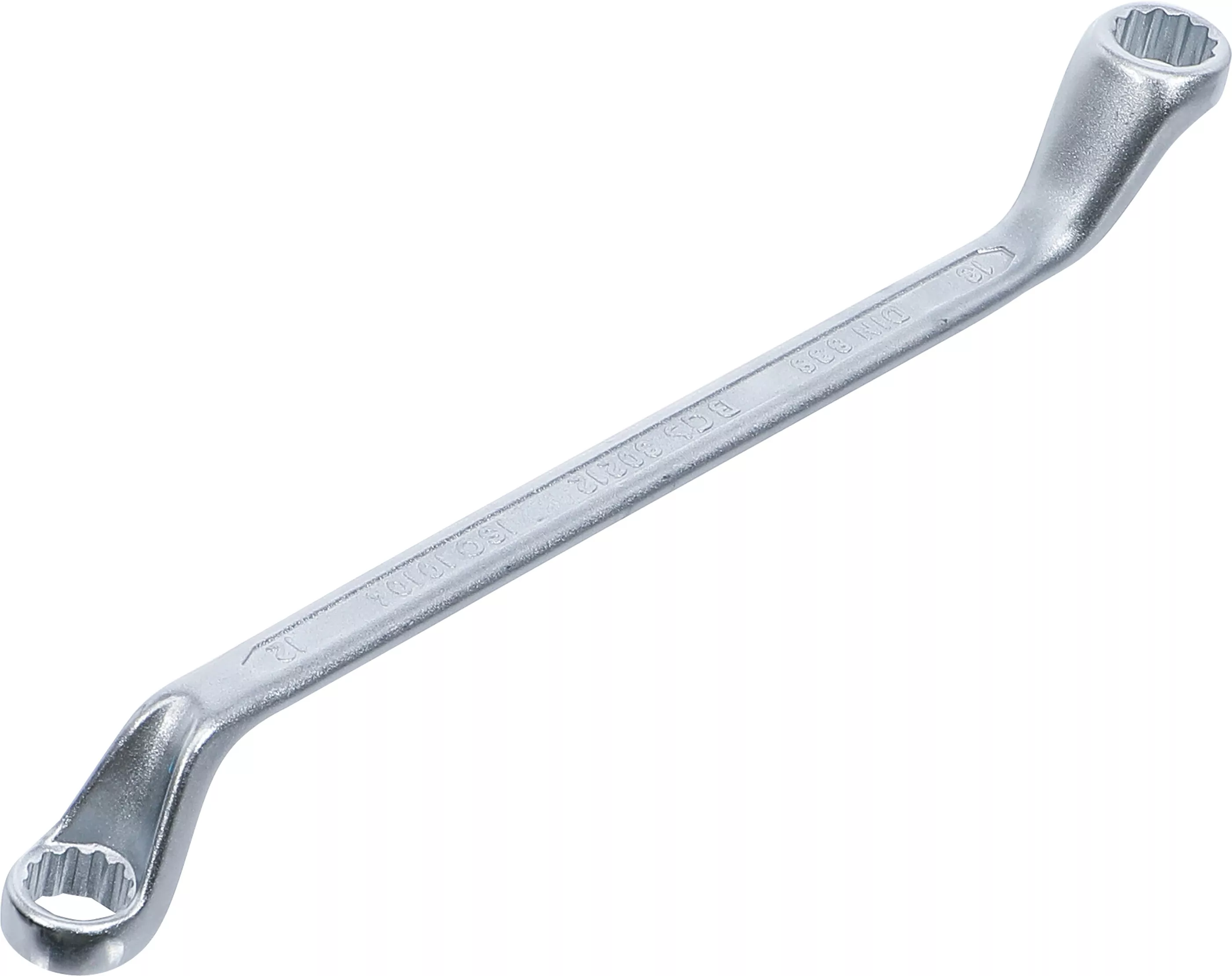 Doppel-Ringschlüssel | tief gekröpft | SW 12 x 13 mm