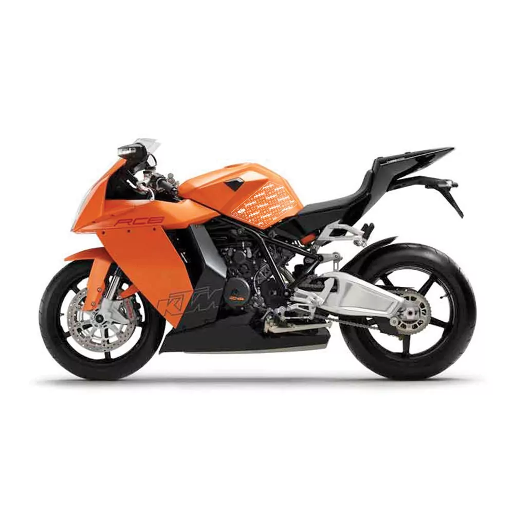 Stompgrip Traction Pad Volcano für KTM RC 125 14-19 Klar