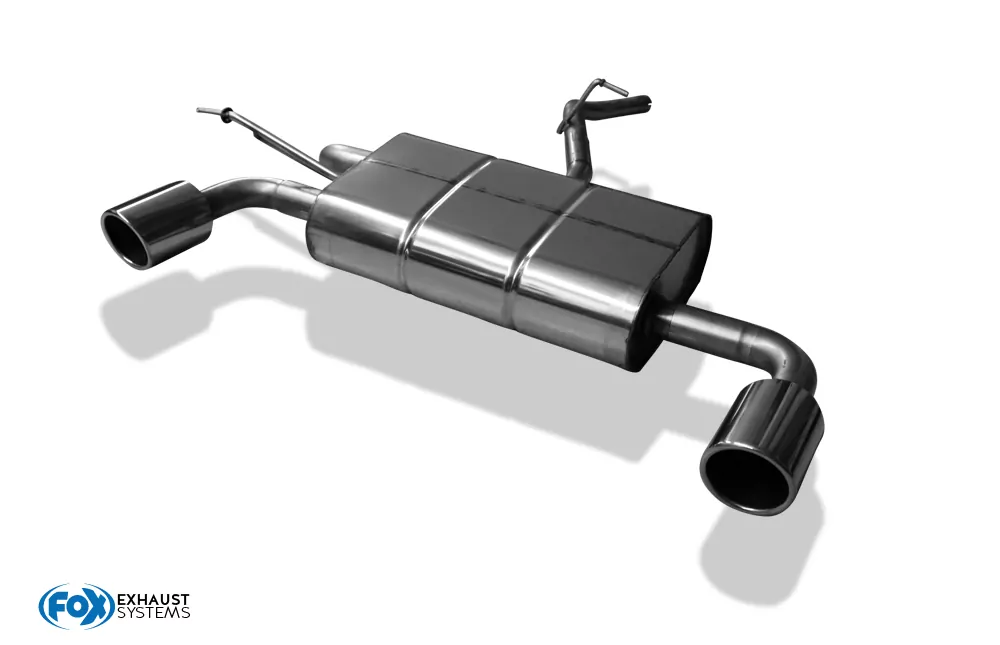 Dacia Duster 4x4 Facelift  Endschalldämpfer quer Ausgang rechts/links - 1x90 Typ 16 rechts/links