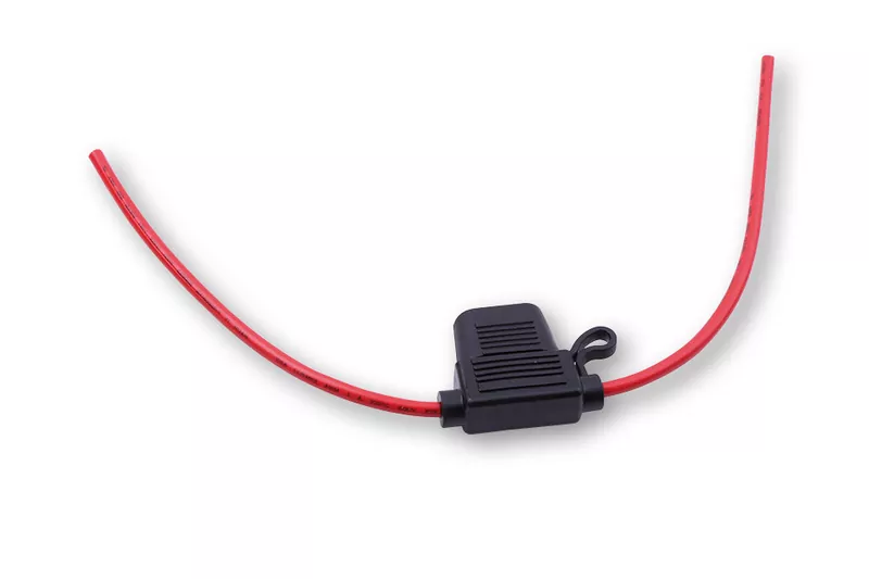 - Kein Hersteller - Halter für Stecksicherungen 5-30 Ampere, Spritzwasser geschütztes Gummigehäuse.