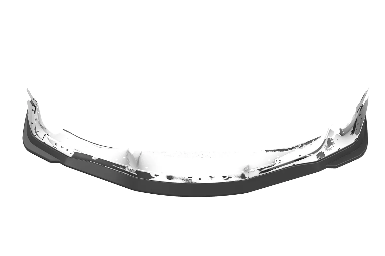 Cup-Spoilerlippe mit ABE für Toyota GR Supra (A90) CSL446 Strukturiert (schwarz matt)